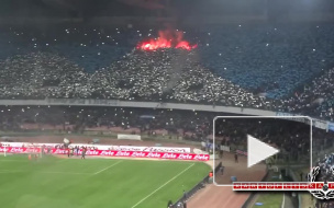 Видео: Болельщики "Наполи" устроили извержение Везувия