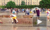 Школота снова сломала фонтан на Московской площади после "водной битвы"