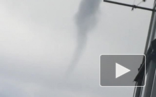 Видео: в Туапсе бушевал смерч