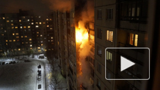 Из-за окурка на Маршала Казакова начался пожар