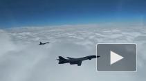 Восемь российских самолётов перехватили три бомбардировщика США
