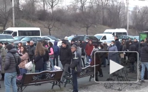 В Ереване водители автобусов вышли на забастовку 