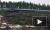 В Швеции из-за размытой дождем насыпи сошел с рельсов поезд