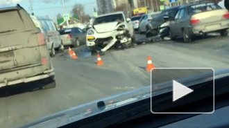 Появилось видео жесткого ДТП в Сургуте