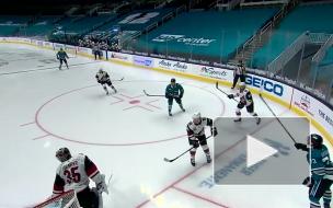 Хоккеист "Сан-Хосе" Барабанов забросил первую шайбу в НХЛ в дебютном матче за команду