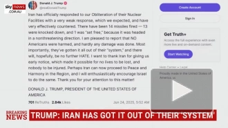 Трамп ожидает, что прекращение огня между Ираном и Израилем будет бессрочным