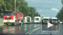 В ДТП на Петергофском шоссе разбились дети