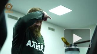 Рамзан Кадыров показал жим штанги лежа