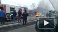 Видео: в Чите загорелся автомобиль