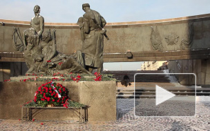 Ветеранов угостили кашей из полевой кухни