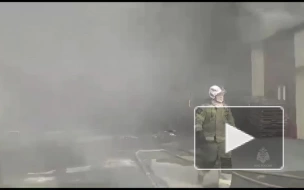 В Ростовской области произошел пожар на складе с посудой и электротехникой