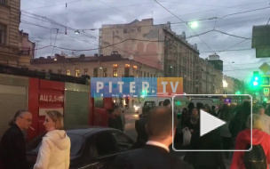 Появилось видео с  эвакуации БЦ "Остров": нашли бесхозный предмет