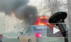 Видео из Ижевска: В центре города сгорел городской автобус