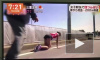 Видео из Японии:: Бегунья сломала ногу, но смогла доползти до финиша