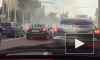 Появилось видео с горящим троллейбусом в Казани 