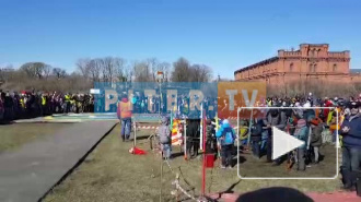 В Петербурге проходят показательные старты моделей ракет (видео)