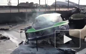 Появилось видео последствия ДТП на 10 миллионов рублей в Сочи