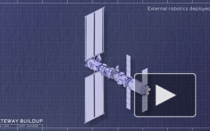 NASA показало видео создания новейшей лунной космической станции Gateway