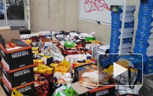 На юге Петербурга нашли склад с 3,5 тонн санкционных сыров и йогуртов