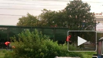 Сумасшедший зацепер в форме железнодорожника прокатился по Петербургу