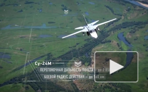 В Сети появилось крутое видео про фронтовой бомбардировщик Су-24