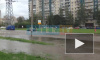 Видео: на Парашютной вода затопила проезжую часть‍