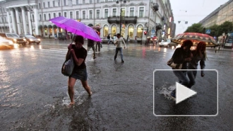 Над Петербургом разверзлись хляби небесные