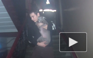 Из горящей коммуналки на Рентгена спасли собачку