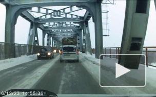 Авария на мосту через реку Обь.