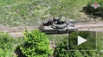 Минобороны: российские танкисты нанесли сокрушительный удар по опорному пункту ВСУ на Авдеевском направлении