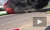 Появилось видео горящего пассажирского автобуса возле Шереметьево