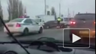 В сети появилось видео с места массовой аварии в Липецке