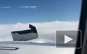 Пассажир снял на видео взорвавшийся во время полета двигатель самолета