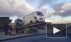Появилось жуткое видео с места смертельной аварии на КАД, в которой погиб водитель эвакуатора