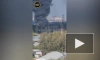 В Подольске горят автомобили рядом со зданием ГИБДД