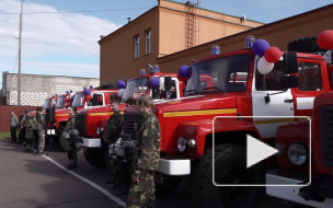 Видео: Выборгские лесничества получили новую пожарную технику