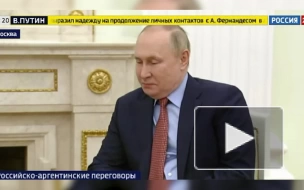 Путин поблагодарил президента Аргентины за регистрацию "Спутника V"