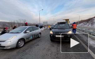 Во Владивостоке открыли движение по мосту на остров Русский