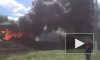 Жуткое видео из Татарстана: на трассе дотла сгорела фура