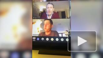 Мужчина случайно поджег себя во время онлайн-конференции