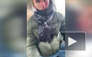 Задержанный рассек голову во время протестной акции в Петербурге