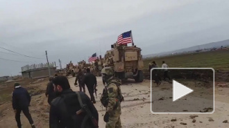 Появилось видео конфликта с участием солдат армии США в Сирии