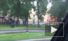 Эффектный взрыв газа на Васильевском острове попал на видео