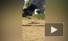 Израильский танк загорелся и попал на видео