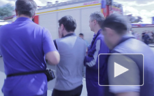 Обгоревшие в автосервисе на Киевской улице люди плакали и благодарили спасателей