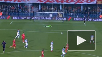 На матче Россия - Черногория Акинфеев получил сотрясение мозга и ожог шеи