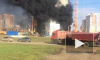 Появилось видео сильного пожара в новостройке в Саранске
