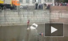 Легковушка с водителем рухнула в Обводный канал