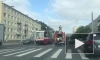 Видео: в Петербурге загорелся трамвай. Это второй случай за два дня