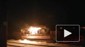 Белорусский протестующий поджег танк под Минском